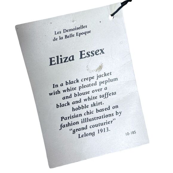 Collectible 20" Charles A. Berry Dollcrafter Classics Eliza Essex Porcelain Doll - Picture 11 of 11